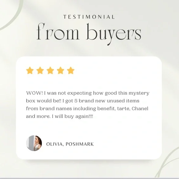 BEAUTY AND SKINCARE MYSTERY BOX WITH 5 PRODUCTS - Picture 3 of 8